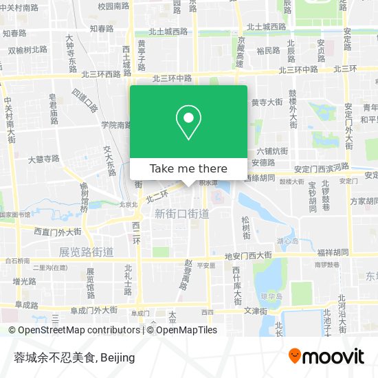 蓉城余不忍美食 map