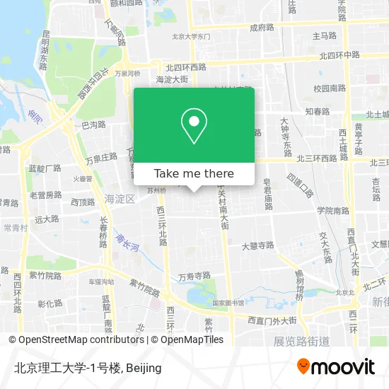 北京理工大学-1号楼 map