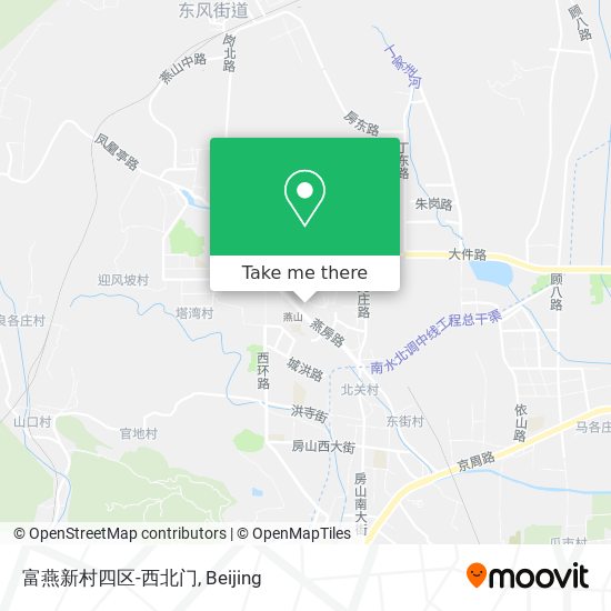 富燕新村四区-西北门 map