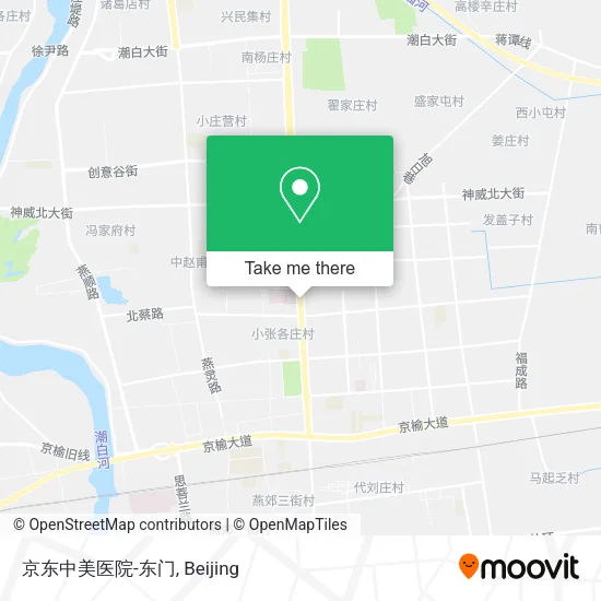 京东中美医院-东门 map