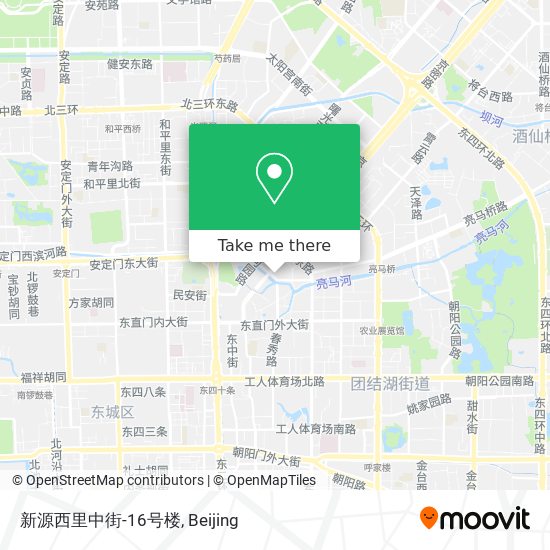 新源西里中街-16号楼 map