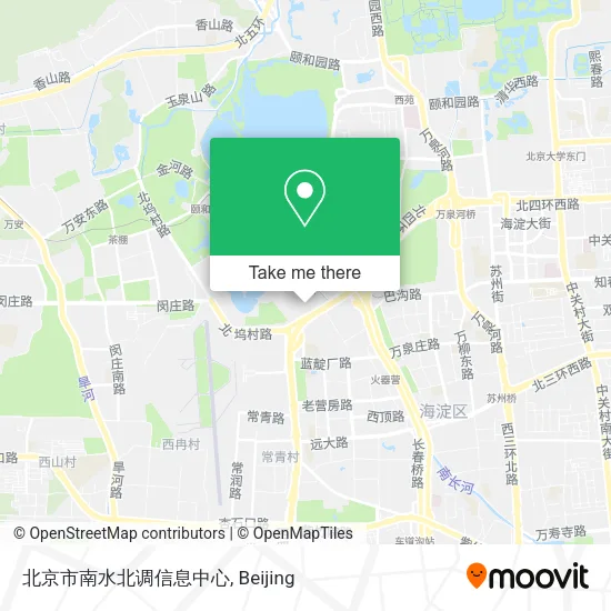 北京市南水北调信息中心 map
