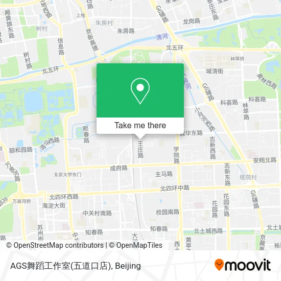 AGS舞蹈工作室(五道口店) map
