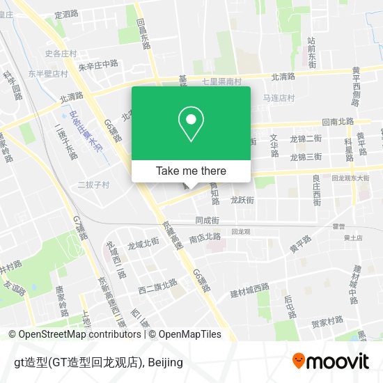 gt造型(GT造型回龙观店) map