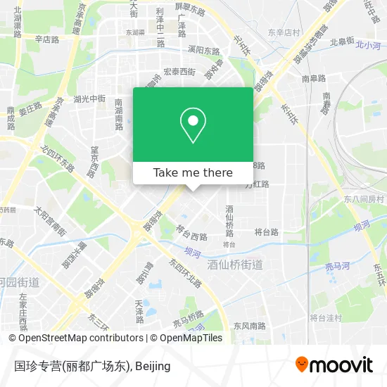 国珍专营(丽都广场东) map