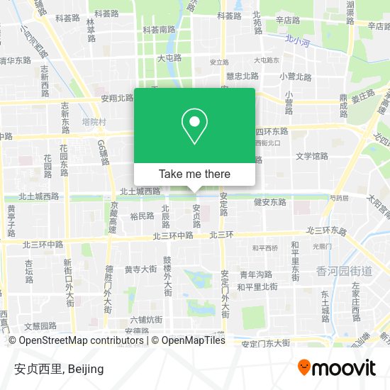 安贞西里 map