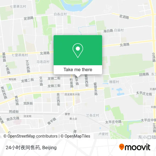 24小时夜间售药 map