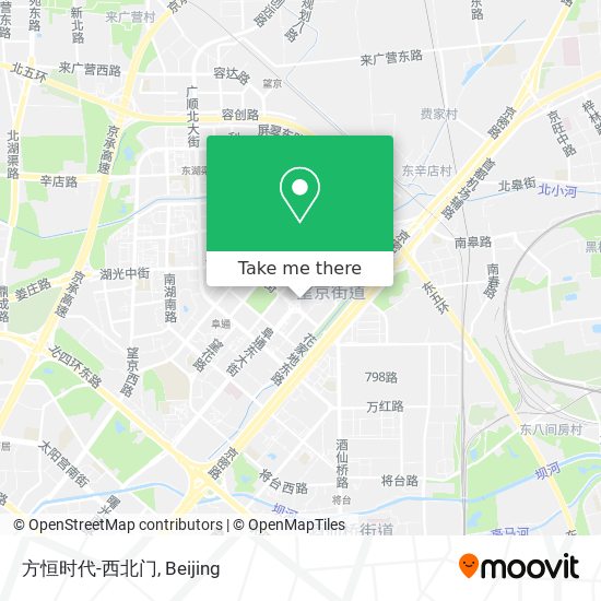 方恒时代-西北门 map
