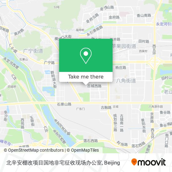 北辛安棚改项目国地非宅征收现场办公室 map