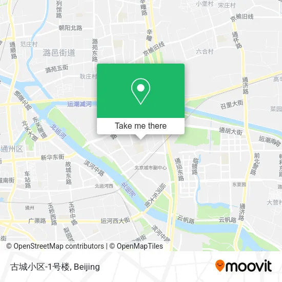 古城小区-1号楼 map