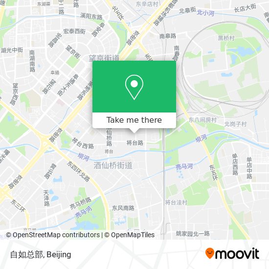 自如总部 map