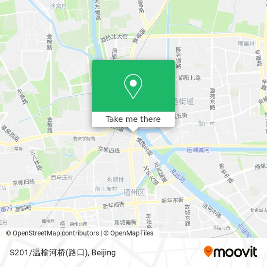 S201/温榆河桥(路口) map