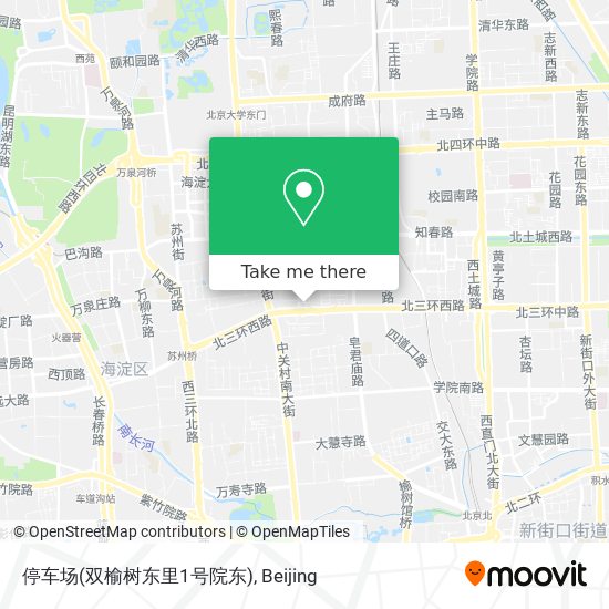 停车场(双榆树东里1号院东) map