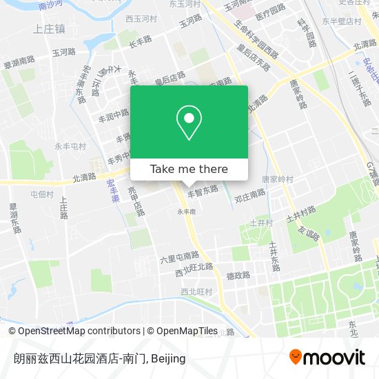 朗丽兹西山花园酒店-南门 map