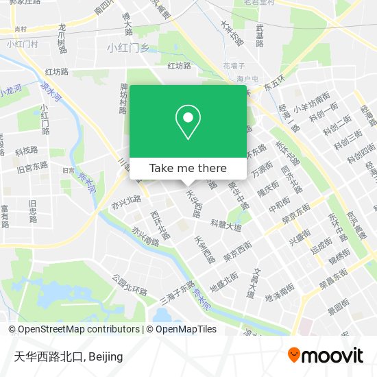 天华西路北口 map