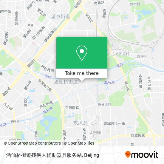 酒仙桥街道残疾人辅助器具服务站 map