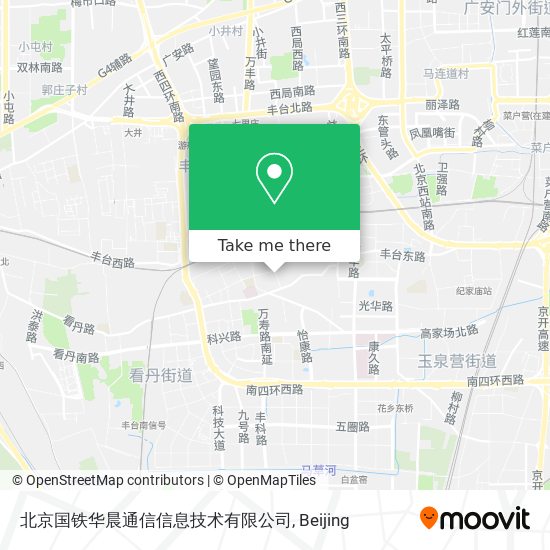 北京国铁华晨通信信息技术有限公司 map