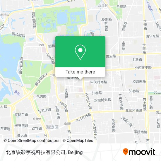 北京铁影宇视科技有限公司 map