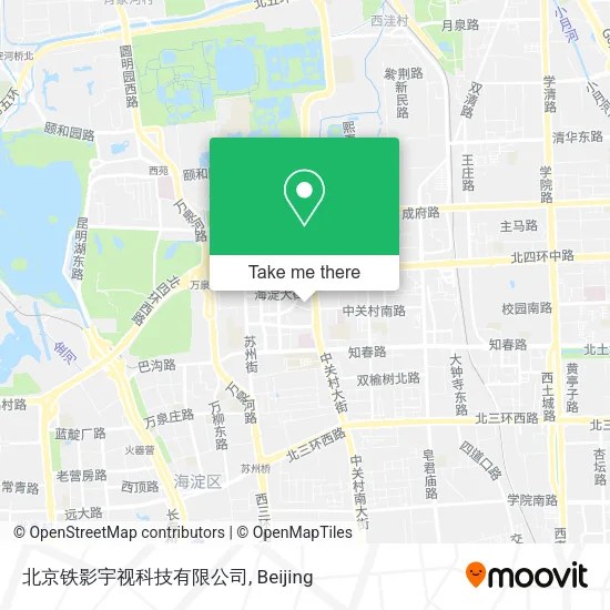 北京铁影宇视科技有限公司 map