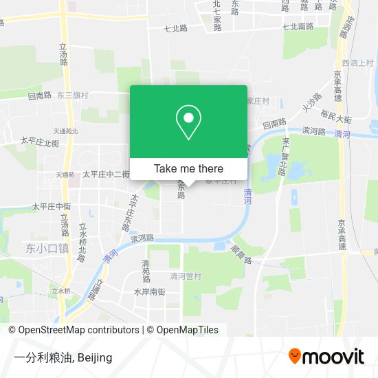一分利粮油 map
