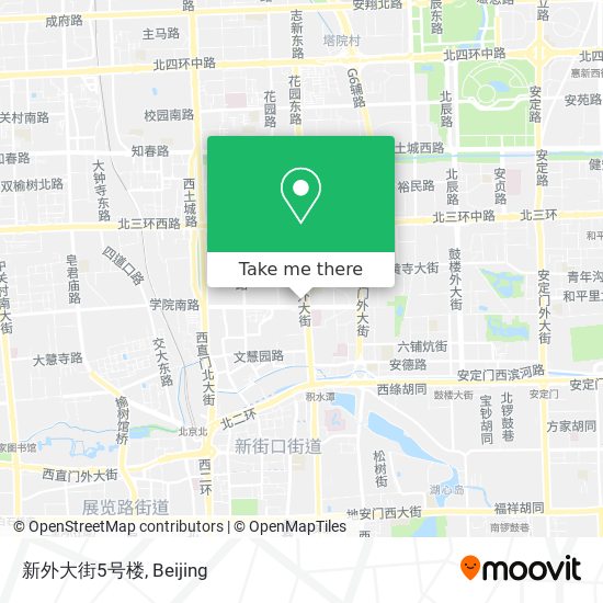 新外大街5号楼 map