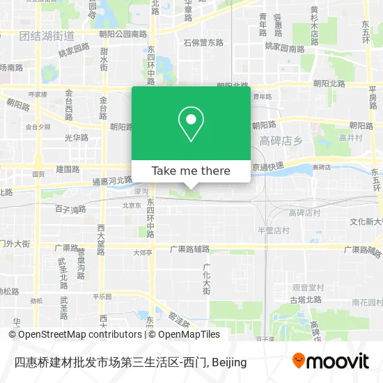 四惠桥建材批发市场第三生活区-西门 map