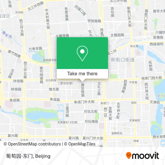 葡萄园-东门 map