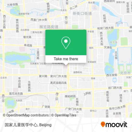 国家儿童医学中心 map