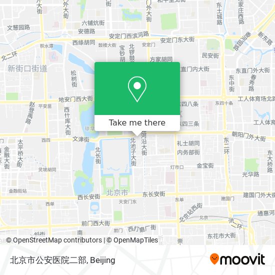 北京市公安医院二部 map