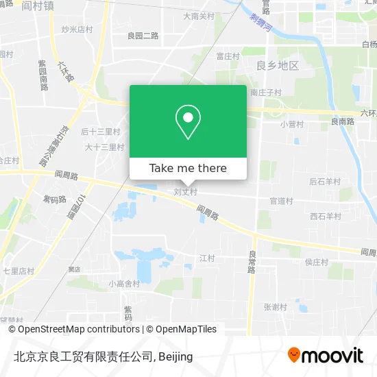 北京京良工贸有限责任公司 map