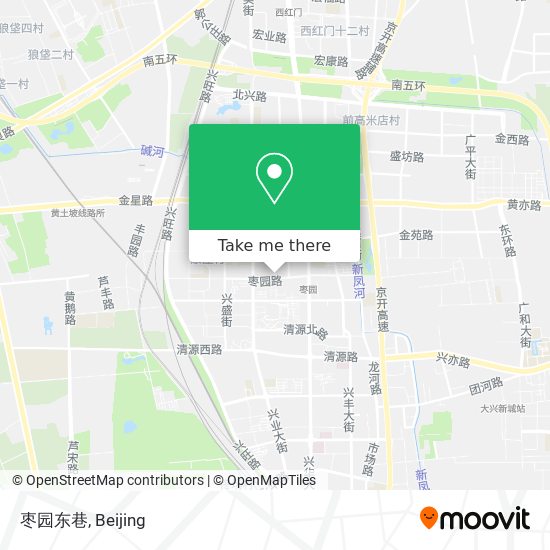 枣园东巷 map
