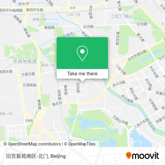 旧宫新苑南区-北门 map