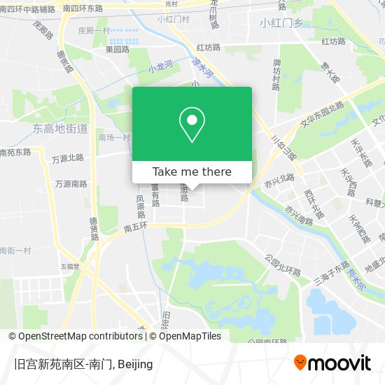 旧宫新苑南区-南门 map
