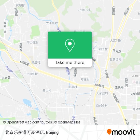 北京乐多港万豪酒店 map