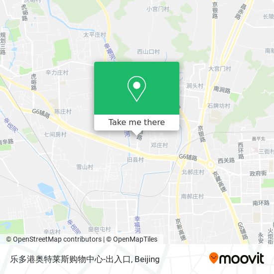 乐多港奥特莱斯购物中心-出入口 map