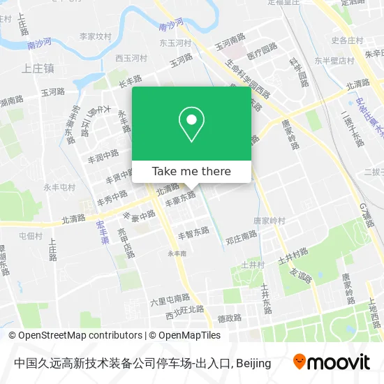 中国久远高新技术装备公司停车场-出入口 map