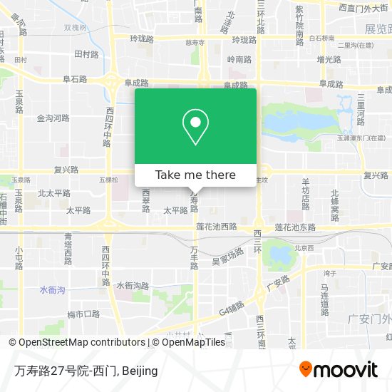 万寿路27号院-西门 map