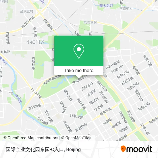 国际企业文化园东园-C入口 map