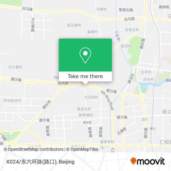 X024/东六环路(路口) map