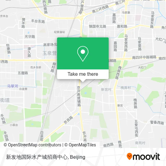 新发地国际水产城招商中心 map