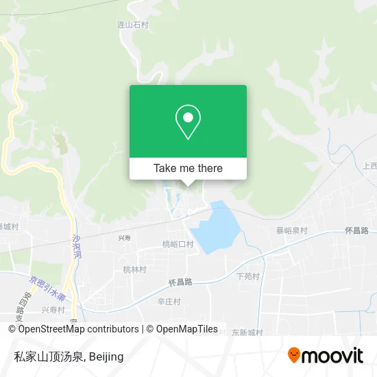 私家山顶汤泉 map