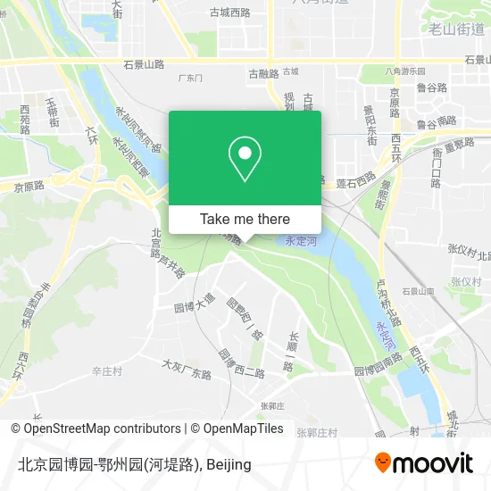 北京园博园-鄂州园(河堤路) map