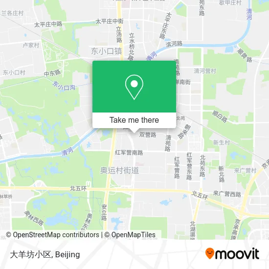 大羊坊小区 map