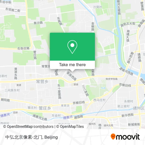 中弘北京像素-北门 map