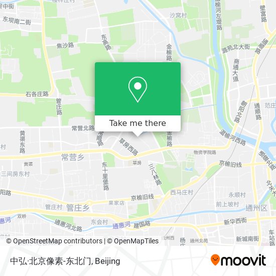 中弘·北京像素-东北门 map