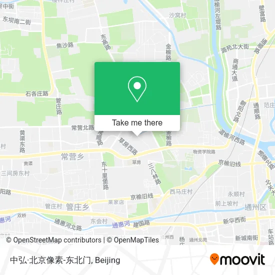 中弘·北京像素-东北门 map