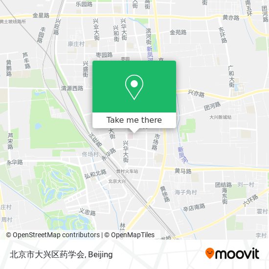 北京市大兴区药学会 map
