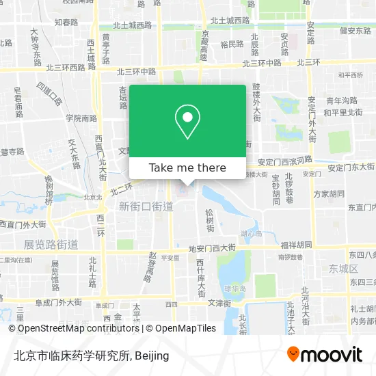 北京市临床药学研究所 map