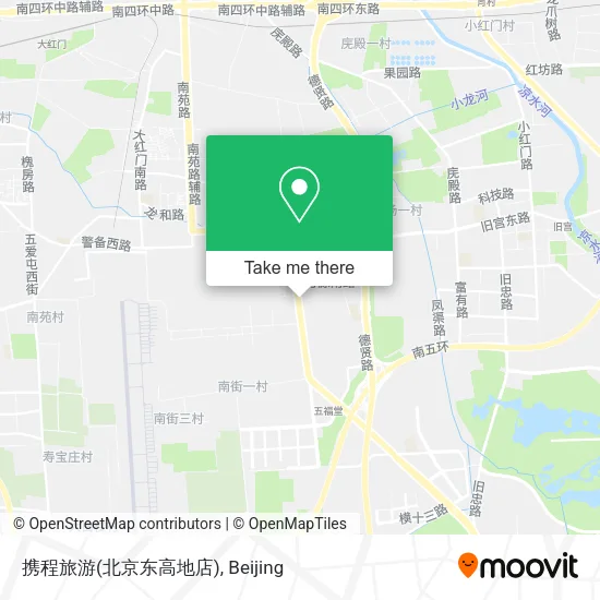 携程旅游(北京东高地店) map