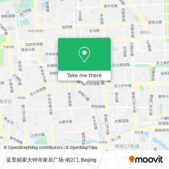 蓝景丽家大钟寺家居广场-南2门 map